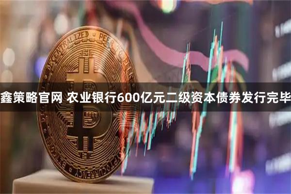 鑫策略官网 农业银行600亿元二级资本债券发行完毕